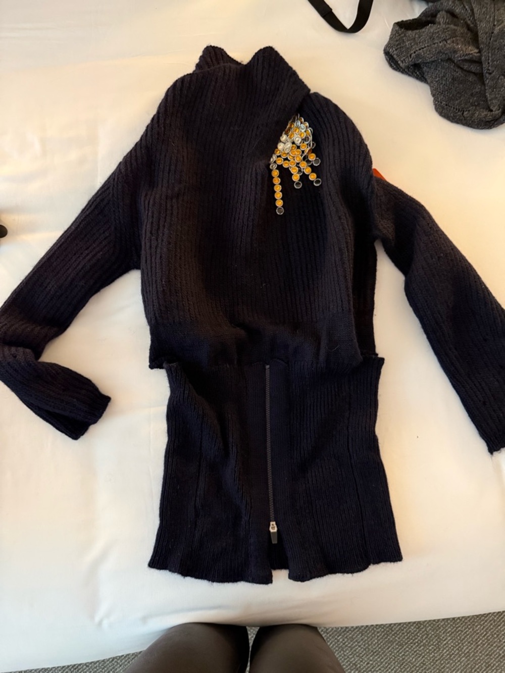 TOGA ARCHIVES long sleeve knit TA92-XN003 Navy